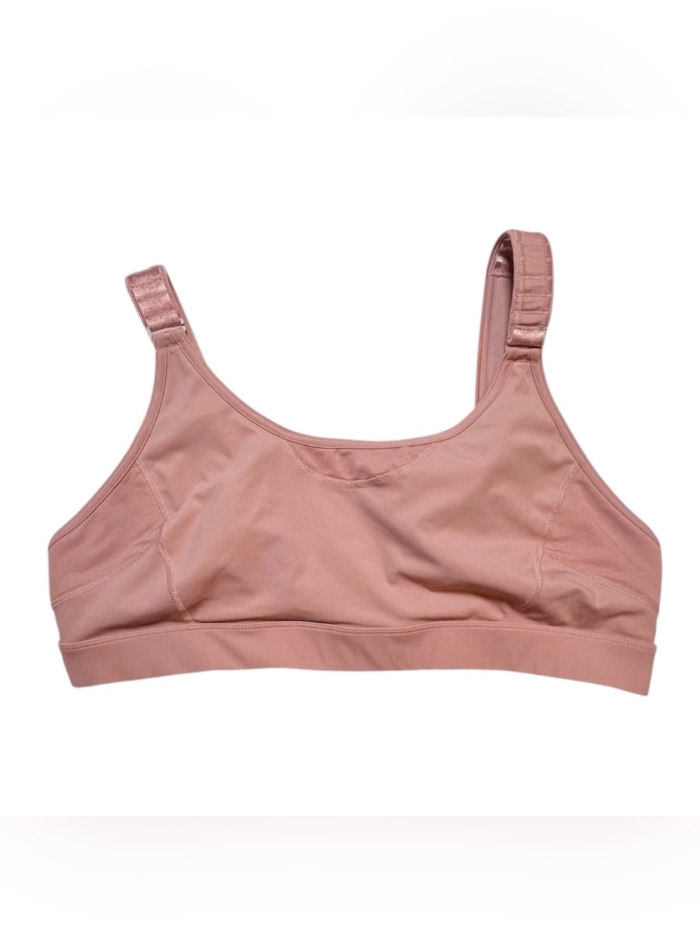Duluth Trading Co salmon pink sport bra size 2X-no pads